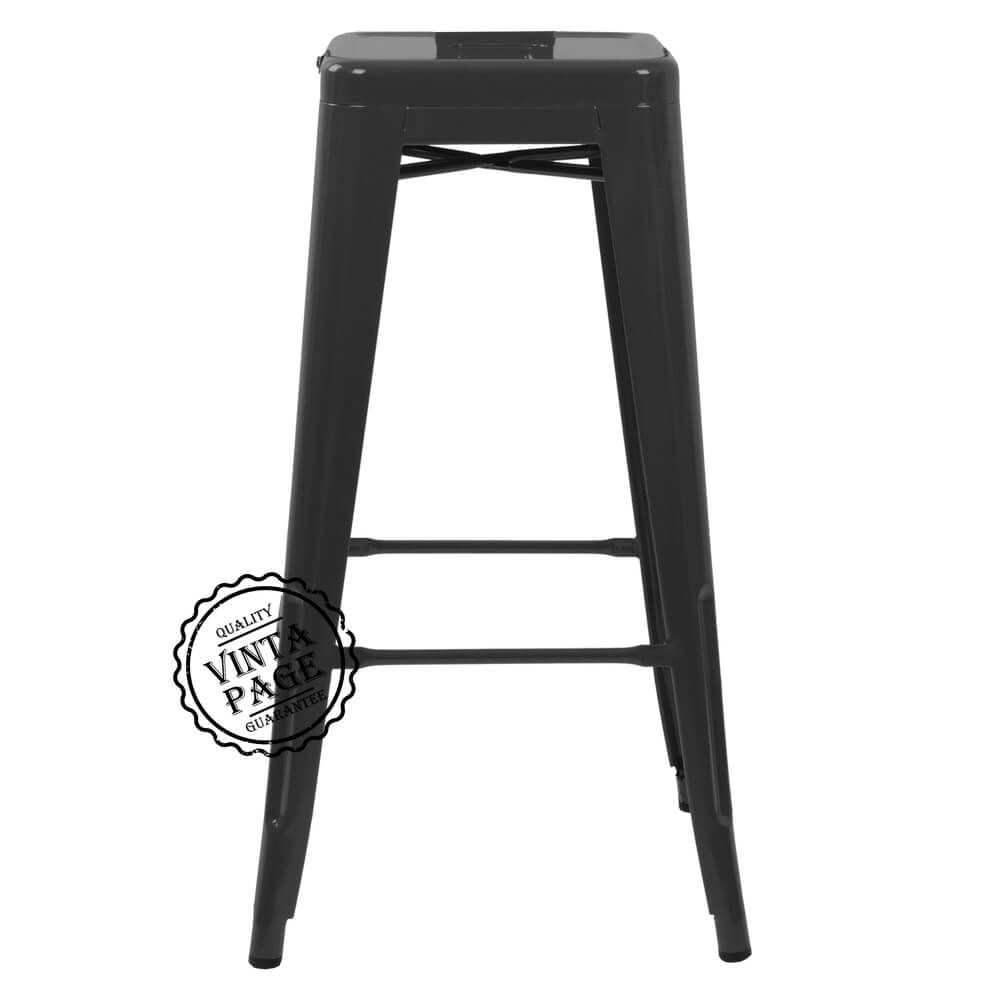 Black Tolix Bar Stool