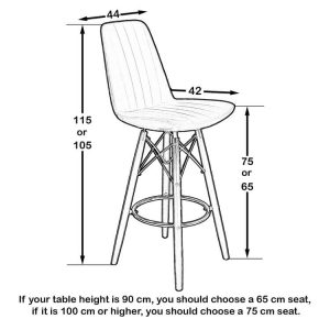 Lizbon Gold Bar Chair Black