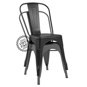 Tolix Metal Chair (Black)
