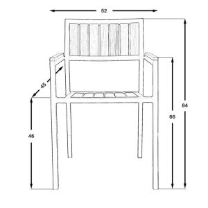Kalos Garden Chair with Arms