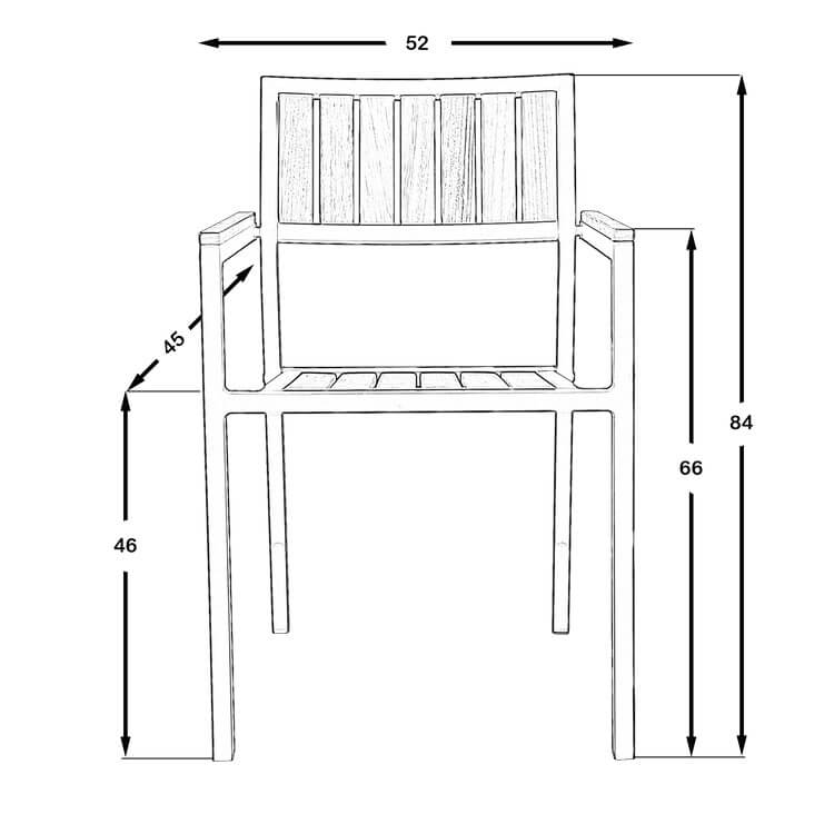 Kalos Garden Table Set Rectangular
