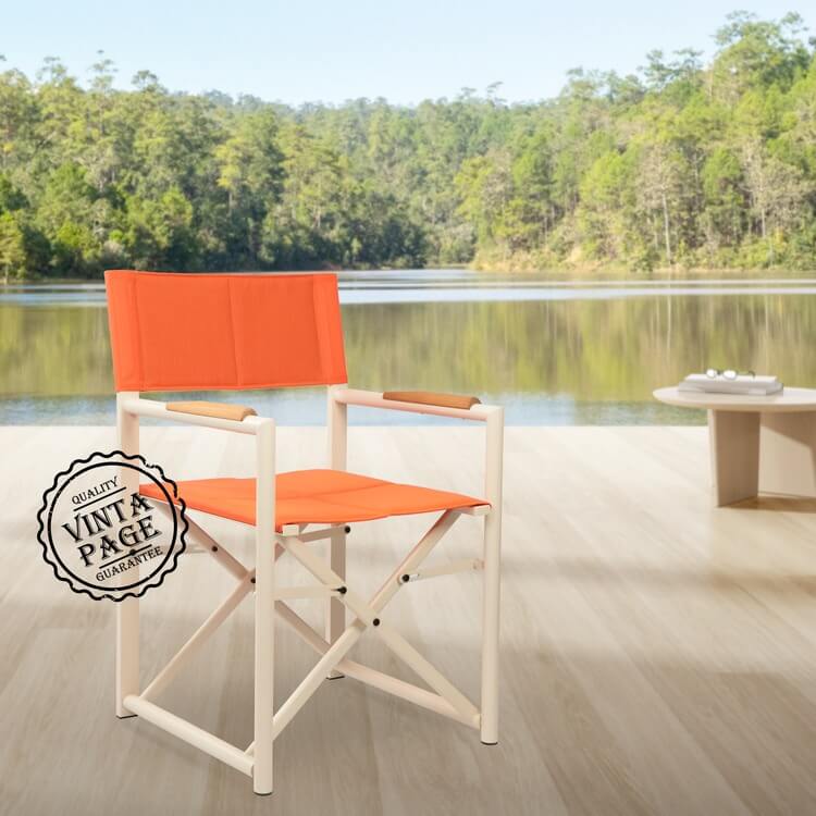 Lucas Director Garden Chair Orange