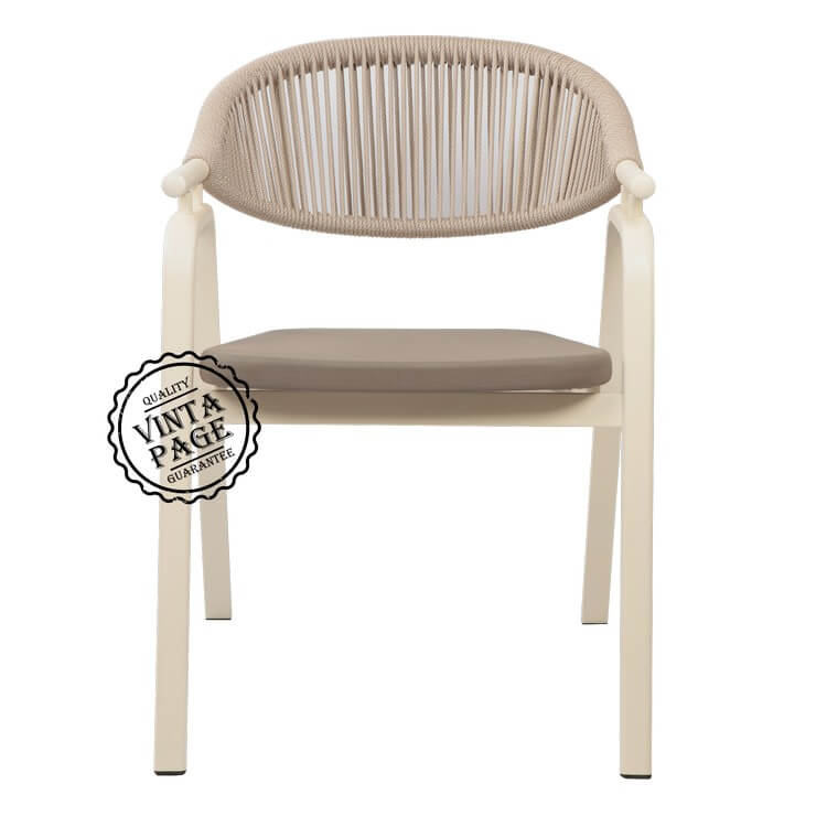 Pagos Garden Chair Cream