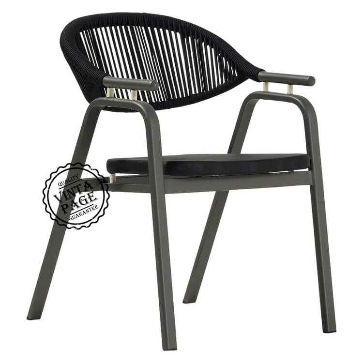 Pagos Garden Chair Black
