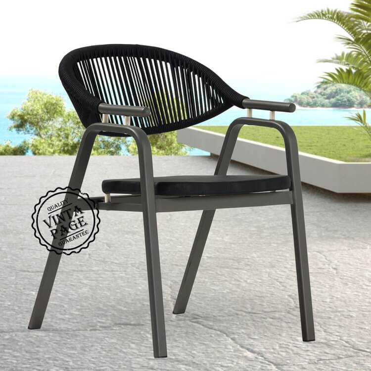 Pagos Garden Chair Black