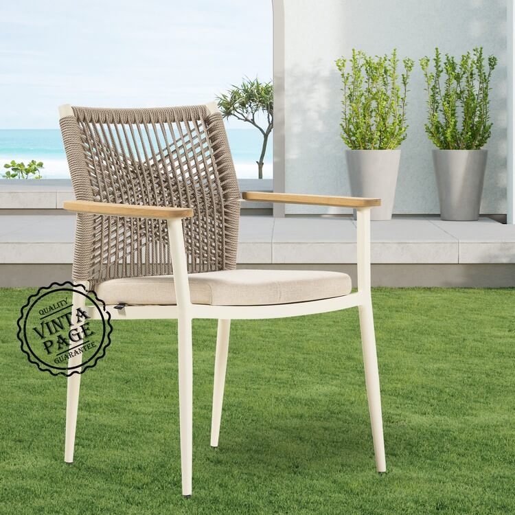 Luvento Garden Chair Cream