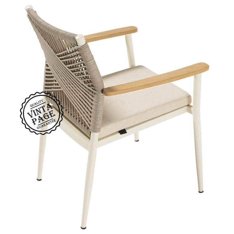Luvento Garden Chair Cream
