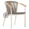 Roma Arm Garden Chair Cream