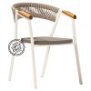 Udinese Garden Chair with Arms (Cream)