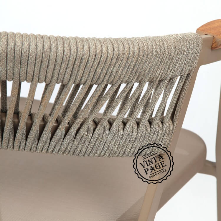 Udinese Garden Chair Cappucino with Arms