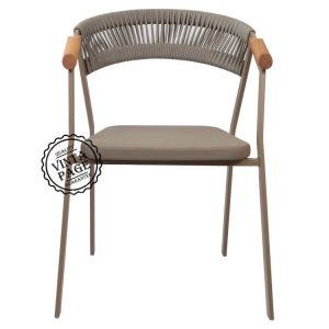 Udinese Garden Chair Cappucino with Arms